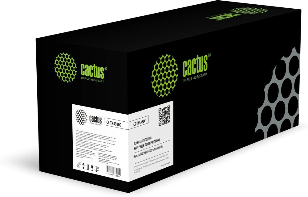 Картридж лазерный Cactus CS-TK5380C TK-5380C голубой (10000стр) для Kyocera ECOSYS PA4000cx/MA4000cifx