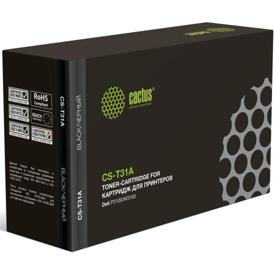 Картридж лазерный Cactus T31A CS-T31A черный 2000стр для Deli P3100/M3100