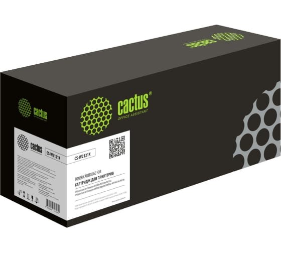 Картридж лазерный Cactus 212X CS-W2121X W2121X голубой 10000стр для HP Color LJ M554/M555/578 Enterprise