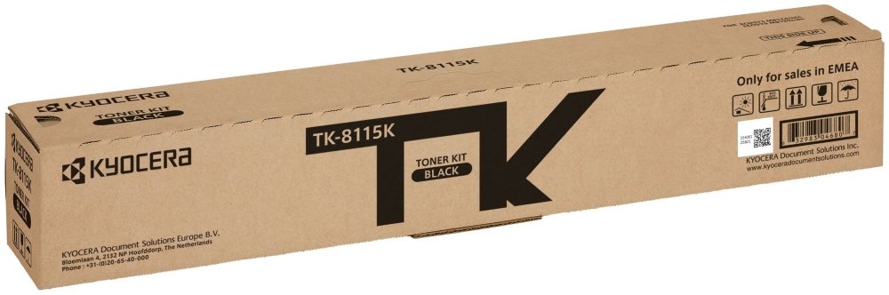 Картридж лазерный Kyocera TK-8115K черный (12000стр.) для Kyocera M8124cidn/M8130cidn