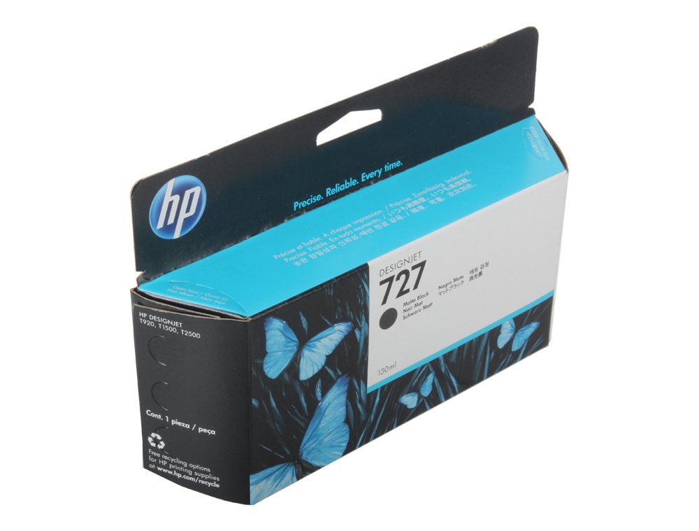 Картридж струйный HP 727 B3P22A черный матовый для HP DJ T920/T1500 (130мл)