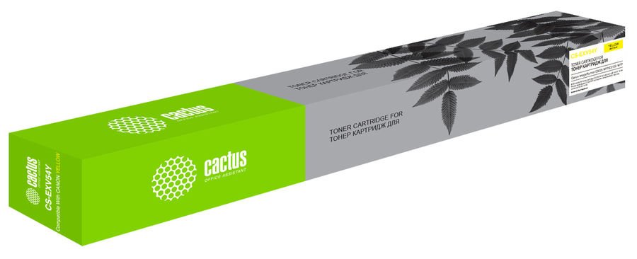 Картридж лазерный Cactus CS-EXV54Y C-EXV54Y желтый (8500стр.) для Canon ImageRunner C3025/C3025i MFP