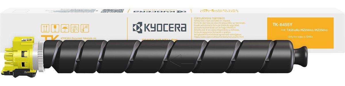 Картридж лазерный Kyocera TK-8455Y 1T0C2MANL0 желтый 12000стр для Kyocera TASKalfa MZ2501ci