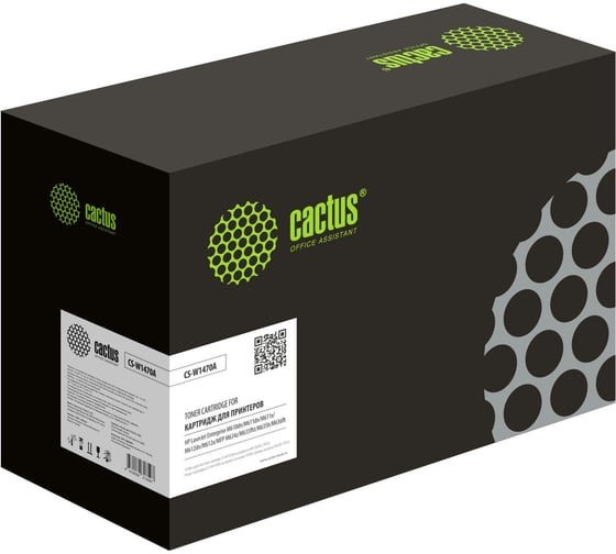Картридж лазерный Cactus 147A CS-W1470AN черный 10500стр для HP LaserJet M611dn/M612dn/M634dn/M634h
