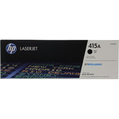 Тонер Картридж HP 415A W2030A черный (2400стр.) для HP LJ M454/MFP M479
