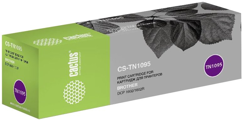Картридж лазерный Cactus CS-TN1095 черный (1500стр) для Brother DCP 1602/1602R