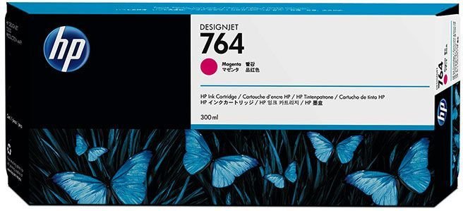 Картридж струйный HP 764 C1Q14A пурпурный (300мл) для HP DJ T3500