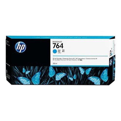 Картридж струйный HP 764 C1Q13A голубой (300мл) для HP DJ T3500