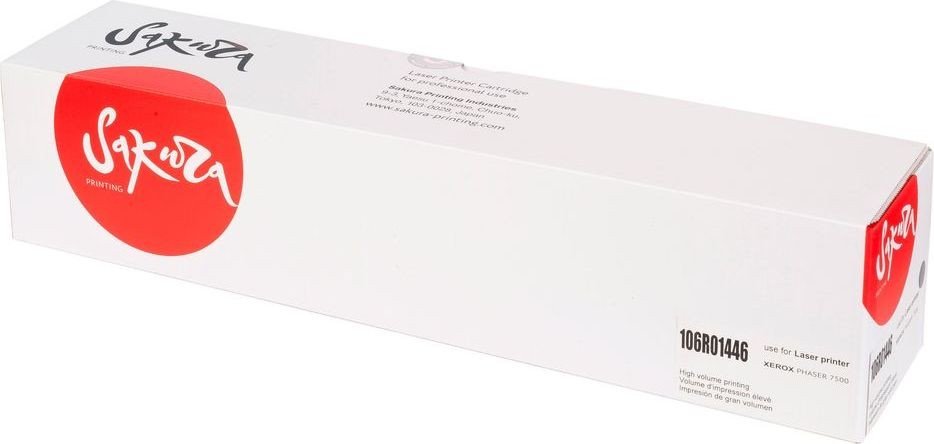 Картридж Sakura SA106R01446 для Xerox Phaser 7500, черный, 17 800к.