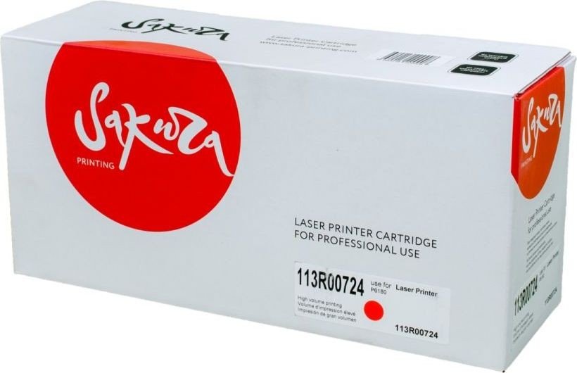 Картридж Sakura SA113R00724 для Xerox P6180, пурпурный, 6000 к.