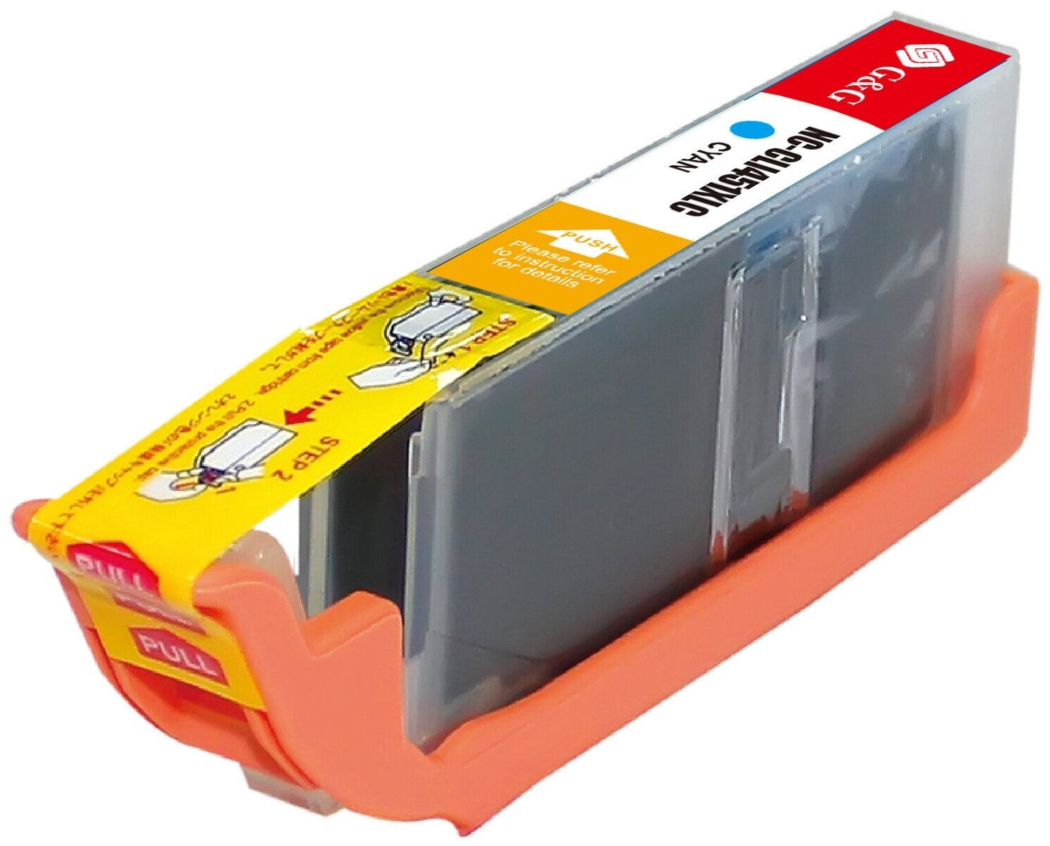 Картридж струйный G&G GG-CLI451XLC голубой (10.2мл) для Canon MG6340/5440/IP7240