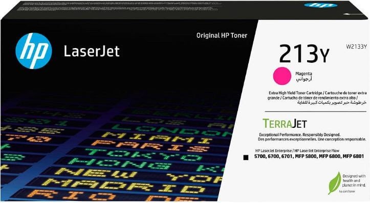 Тонер-картридж HP W2133Y 213Y Extra High Yield, пурпурный Magenta Original LaserJet Toner Cartridge