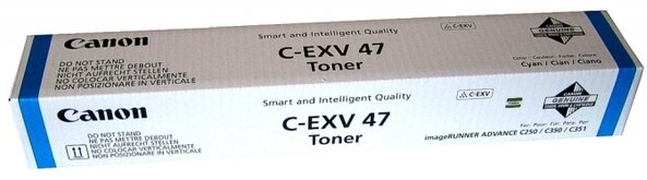Тонер-картридж Canon C-EXV47C 8517B002 голубой для принтера iR-ADV С351iF/C350i/C250i