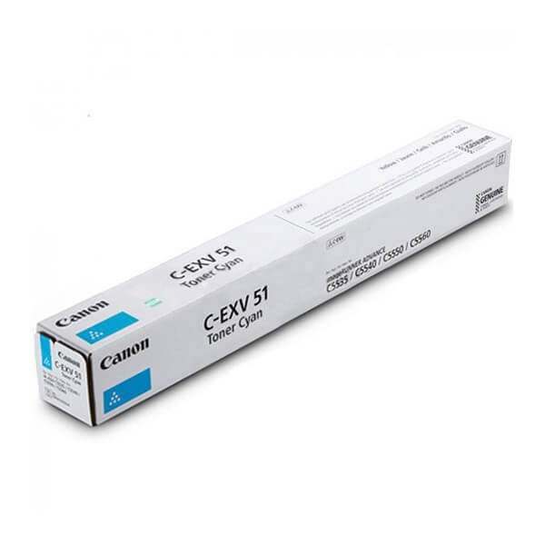 Тонер Canon 0482C002 C-EXV51 C-EXV 51 Cyan