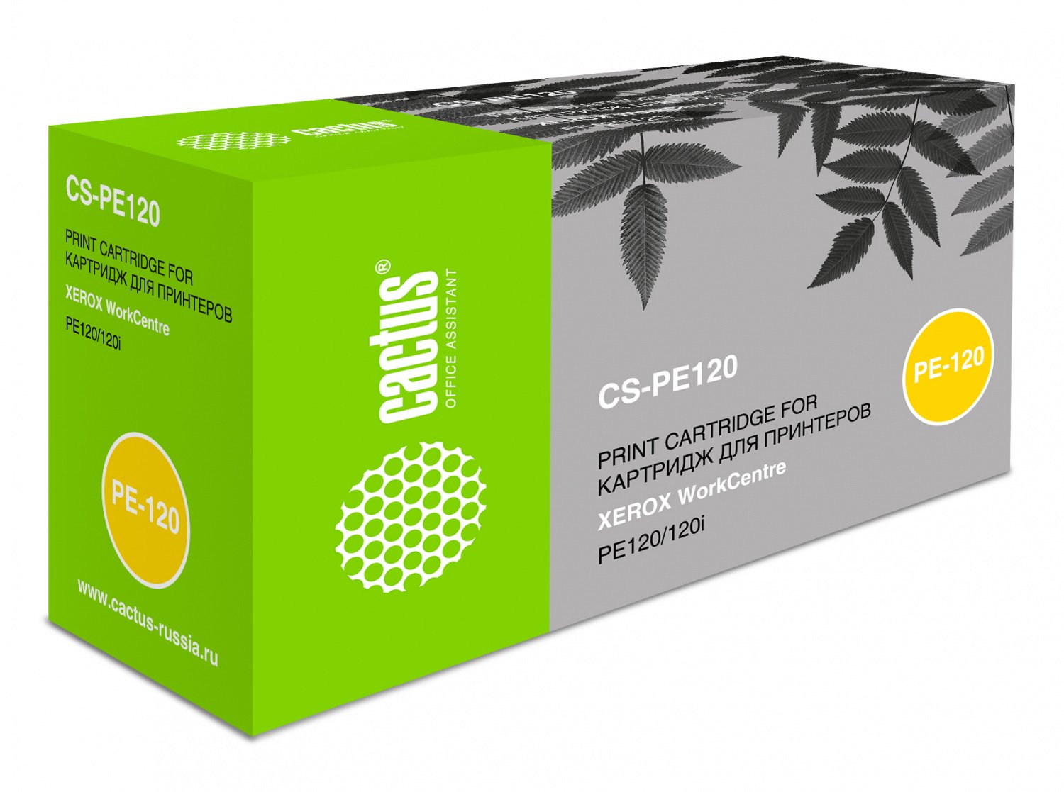 Тонер Картридж Cactus CS-PE120 (013R00606) черный для Xerox WorkCentre PE120 120i (5000стр.)