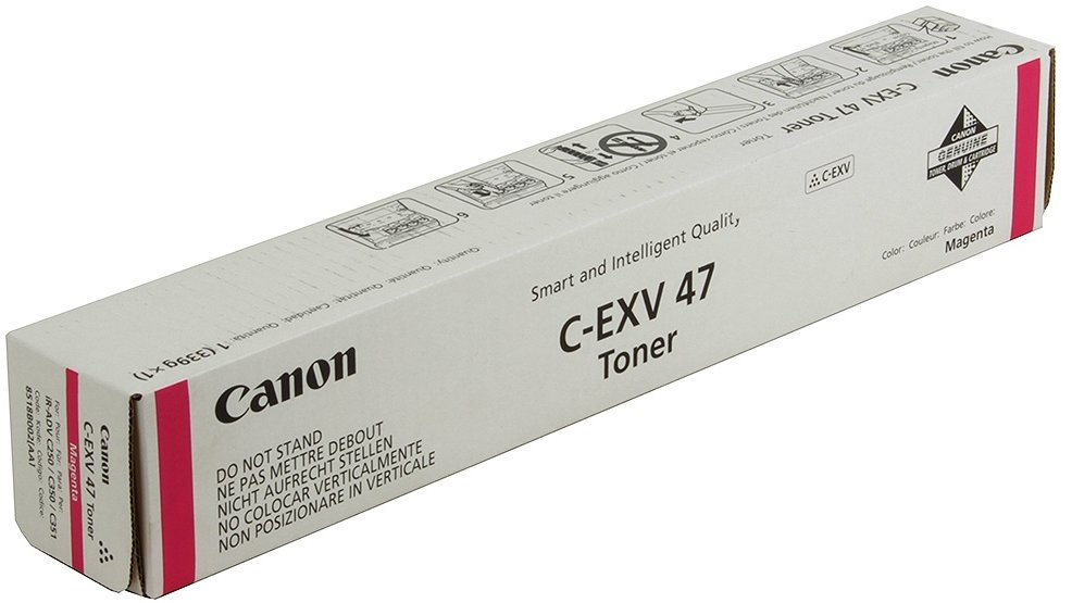Тонер-картридж Canon C-EXV47M 8518B002 пурпурный для iR-ADV С351iF/C350i/C250i(туба 21500стр)