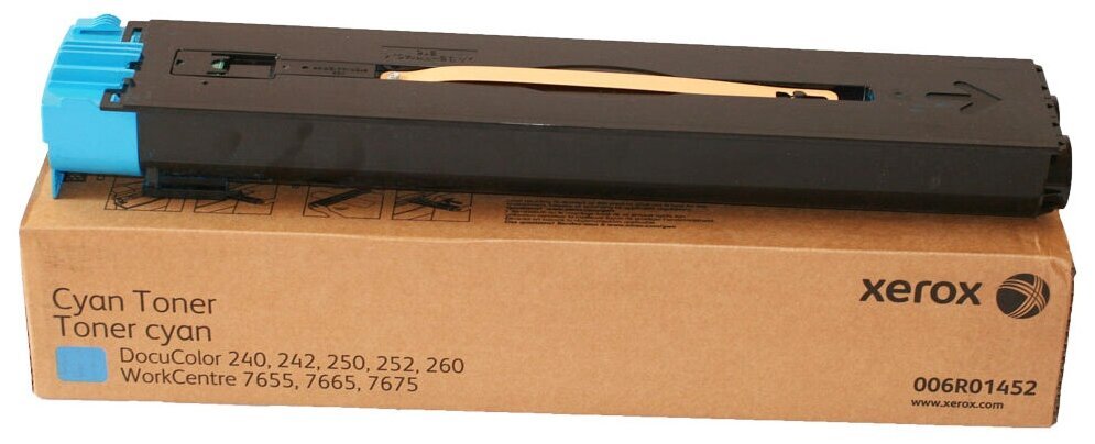 Тонер-картридж Xerox 006R01452 голубой для Xerox DC 240/250/242/252/260 (34000стр.)