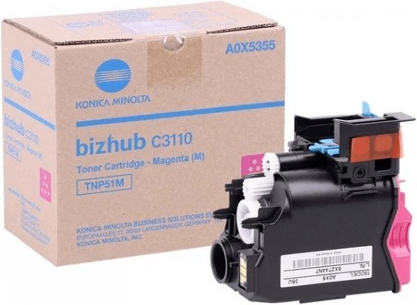 Тонер Konica-Minolta bizhub (A0X5355) C3110 красный TNP-51M