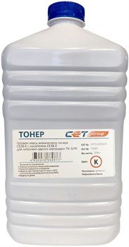 Тонер Cet CE28-K/CE28-D CET111072579 черный бутылка 579гр. (в компл.:девелопер) для принтера Konica Minolta Bizhub C258/308/368