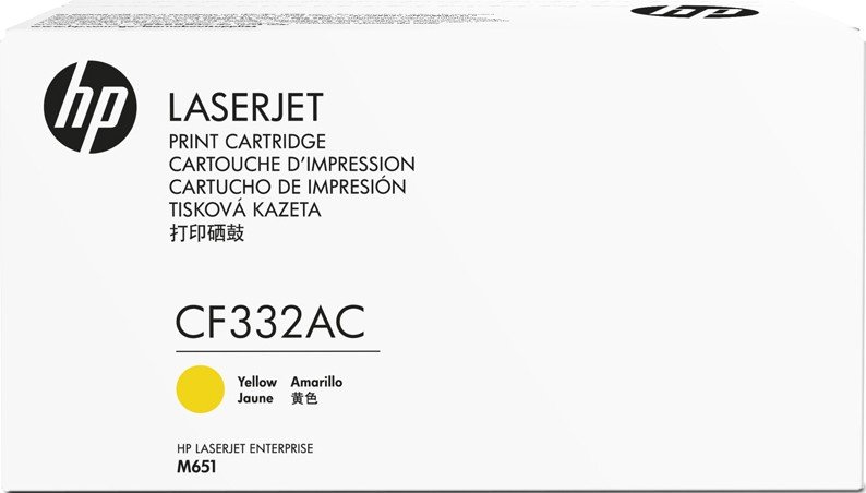 Контрактный Тонер-картридж HP 654A CF332AC Ylw Contract LJ Toner Cartridge