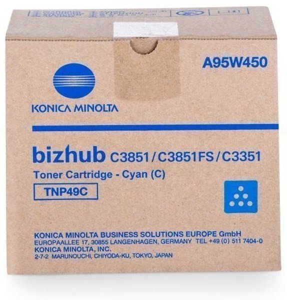 Тонер Konica Minolta TNP-49C A95W450 синий