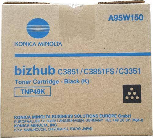 Тонер Konica-Minolta bizhub (A95W150) C3351/C3851 черный TNP-49K