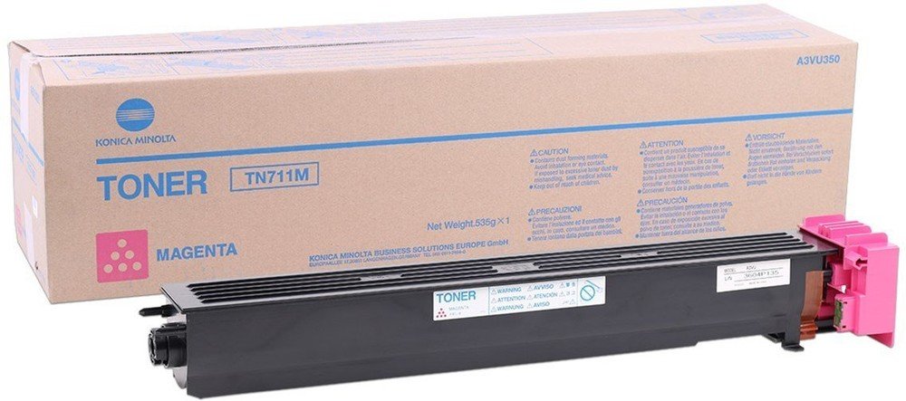 Тонер Konica-Minolta bizhub (A3VU350) C654/754/Pro C754 красный TN-711M