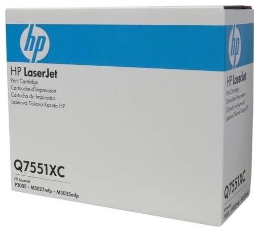 Контрактный Тонер-картридж HP LaserJet Q7551XC Contract Black Print Cartridge