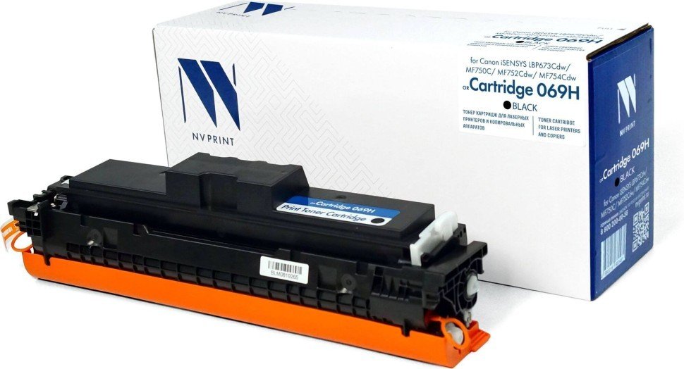 Тонер-картридж NV Print NV-069HBk Black для Canon iSENSYS LBP673Cdw/MF750C/MF752Cdw/MF754Cdw (7600k)