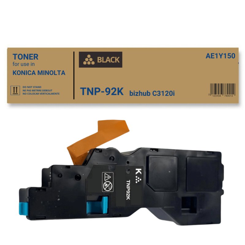 Тонер Konica-Minolta bizhub (AE1Y150) C3210i черный TNP-92K 6K