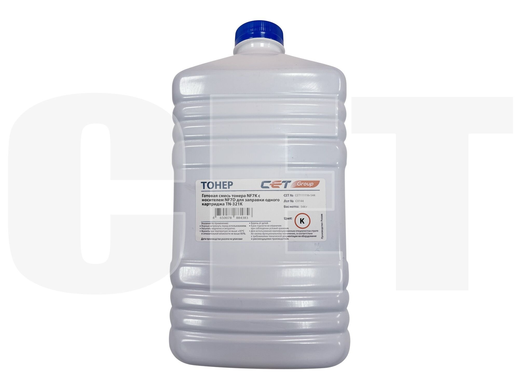 Тонер Cet NF7K+NF7D (CET111116-544) черный для Konica Minolta Bizhub 224e/C224/284/364
