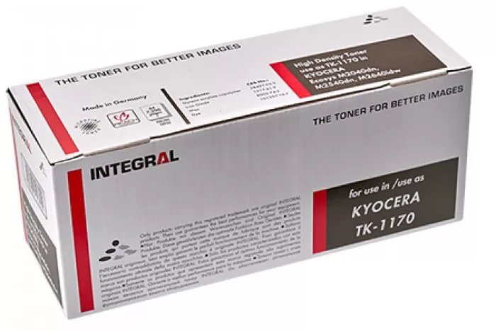 Тонер-картридж Integral TK-1170 (12100172) для Kyocera-Mita M2040dn M2540dn, M2640idw (7 200 стр), с чипом
