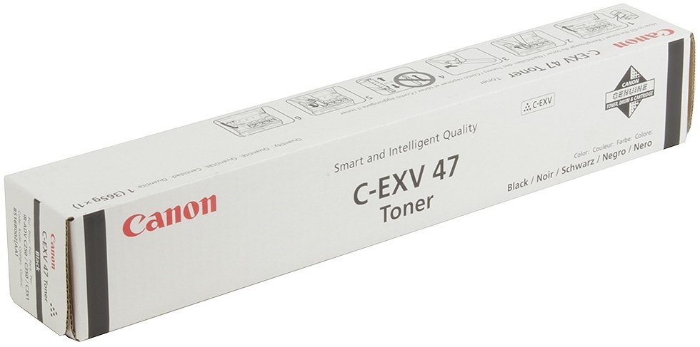 Тонер-картридж Canon C-EXV47BK 8516B002 черный для принтера iR-ADV С351iF/C350i/C250i
