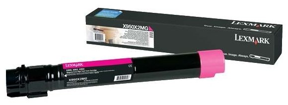 Тонер-картридж Lexmark X950X2MG розовый для X950, X952, X954