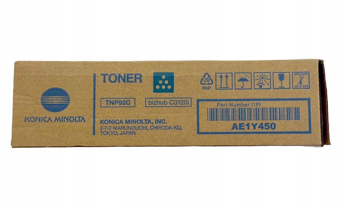 Тонер Konica-Minolta bizhub (AE1Y450) C3210i голубой TNP-92C 4K