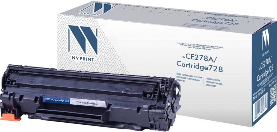 Тонер-картридж NV Print NV-CE278A/728-SET3 набор универсальные для HP/Canon LaserJet Pro P1566/ P1606dn/ M1536dnf/ i-Sensys 4410/ 4430/ 4450/4550