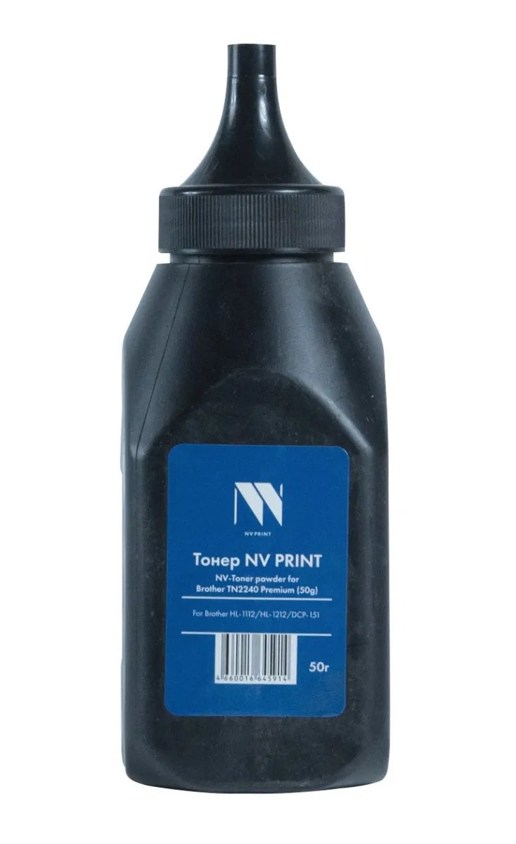 Тонер NV Print NV-TN2240-PR-90G для Brother TN2240 Premium TN-1075, 2090, 2235, 2275, 2335, 2375, 90г
