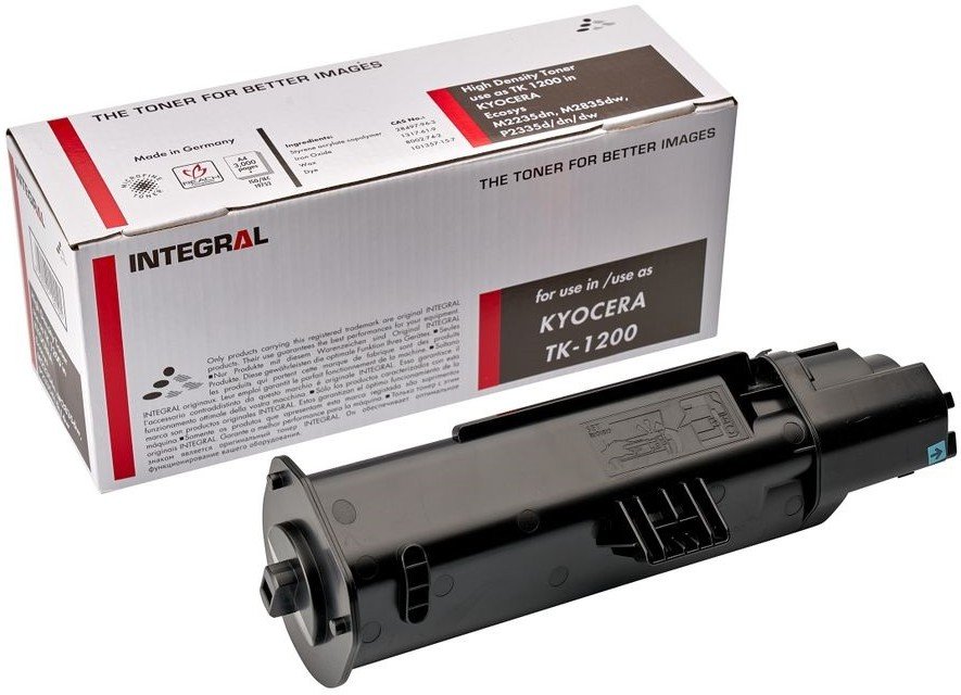 Тонер-картридж Integral TK-1200 (12100098) чёрный для Kyocera Ecosys P2335d/P2335dn/P2335dw/M2235dn/M2735dn/M2835dw (3000 стр.) с чипом