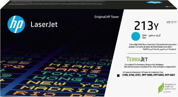 Тонер-картридж HP W2131Y 213Y Cyan Extra High Yield Original LaserJet Toner Cartridge
