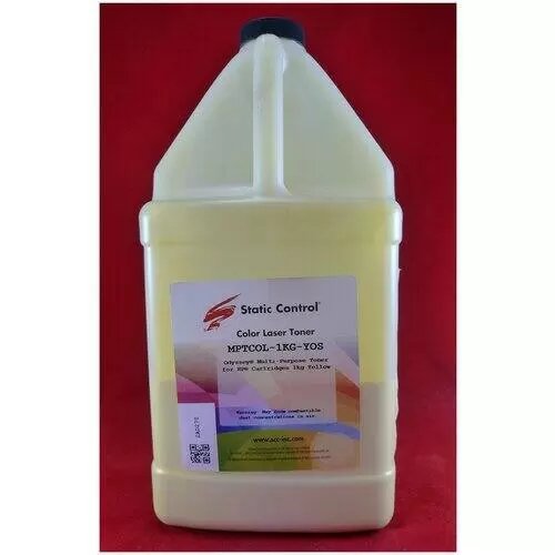 Тонер Static Control TRMPTCOL-1KG-Y желтый для HP CLJCP1515/Canon MF8330