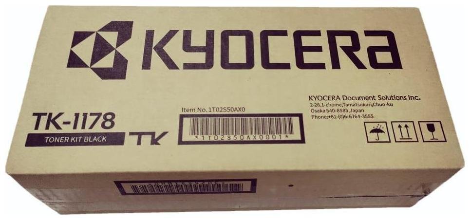 Тонер KYOCERA TK-1178 Black 1T02S50AX0 7 200стр. для M2040dn/M2540dn/M2640idw