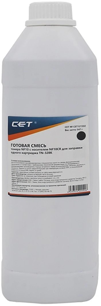 Тонер Cet CET121502 черный бутылка 486гр. для принтера bizhub C250i, bizhub C300i, bizhub C360i, DEVELOP: ineo+ 250i, ineo+ 300i, ineo+ 360i