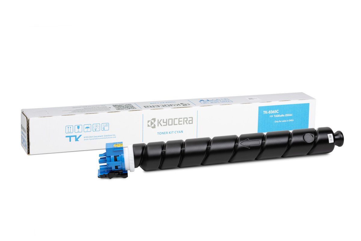 Тонер-картридж Kyocera TK-8365C 1T02YPCNL0 12000стр. голубой для TASKalfa 2554ci