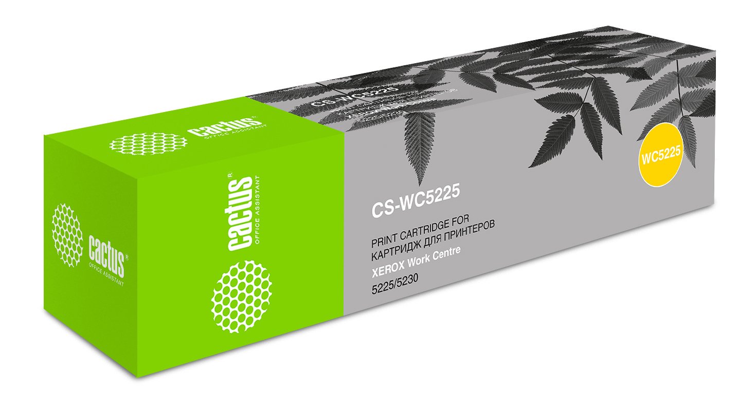 Тонер Картридж Cactus CS-WC5225 (106R01305) черный для Xerox 5225/5230 (30000стр.)