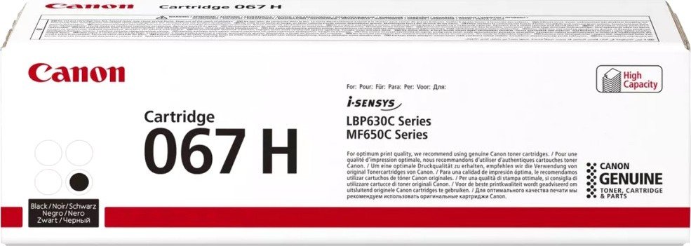 Тонер-картридж Canon 5106C002 CRG 067 H BK Black for MF651Cw/MF655Cdw/MF657Cdw/LBP631Cw/LBP633Cdw
