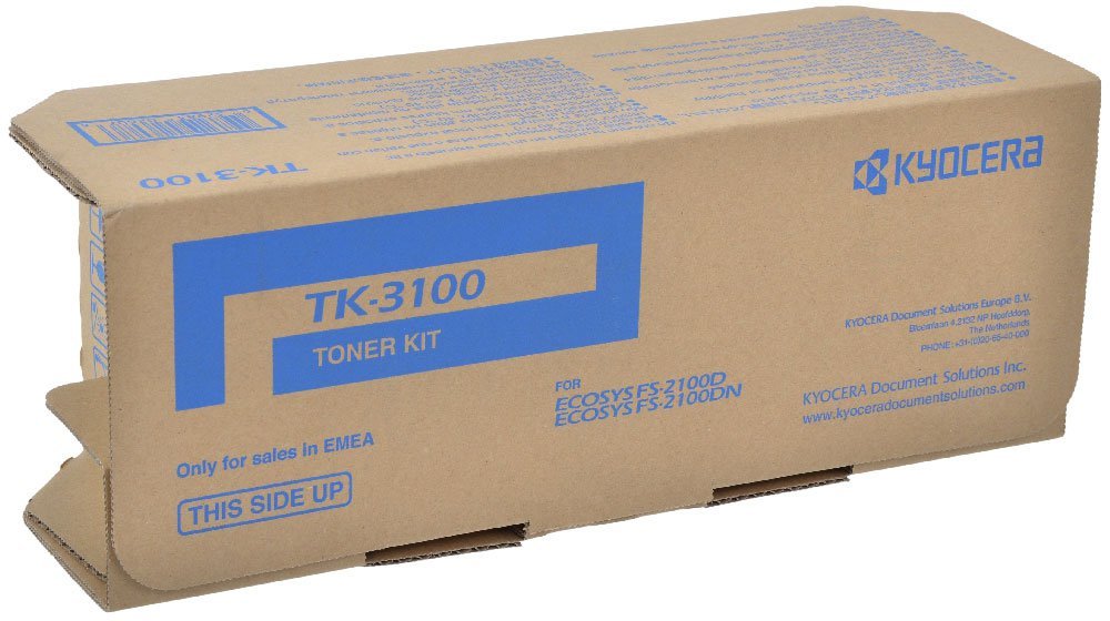 Тонер-картридж TK-3100 12 500 стр. Black для FS-2100D/2100DN/4100DN/4200DN/4300DN, M3040dn/M3540dn