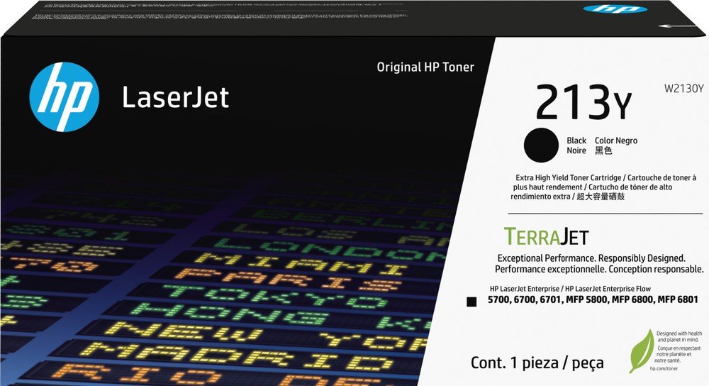 Тонер-картридж HP W2130Y 213Y Extra High Yield, чёрный Black Original LaserJet Toner Cartridge