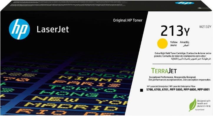 Тонер-картридж HP W2132Y 213Y Extra High Yield, жёлтый Yellow Original LaserJet Toner Cartridge