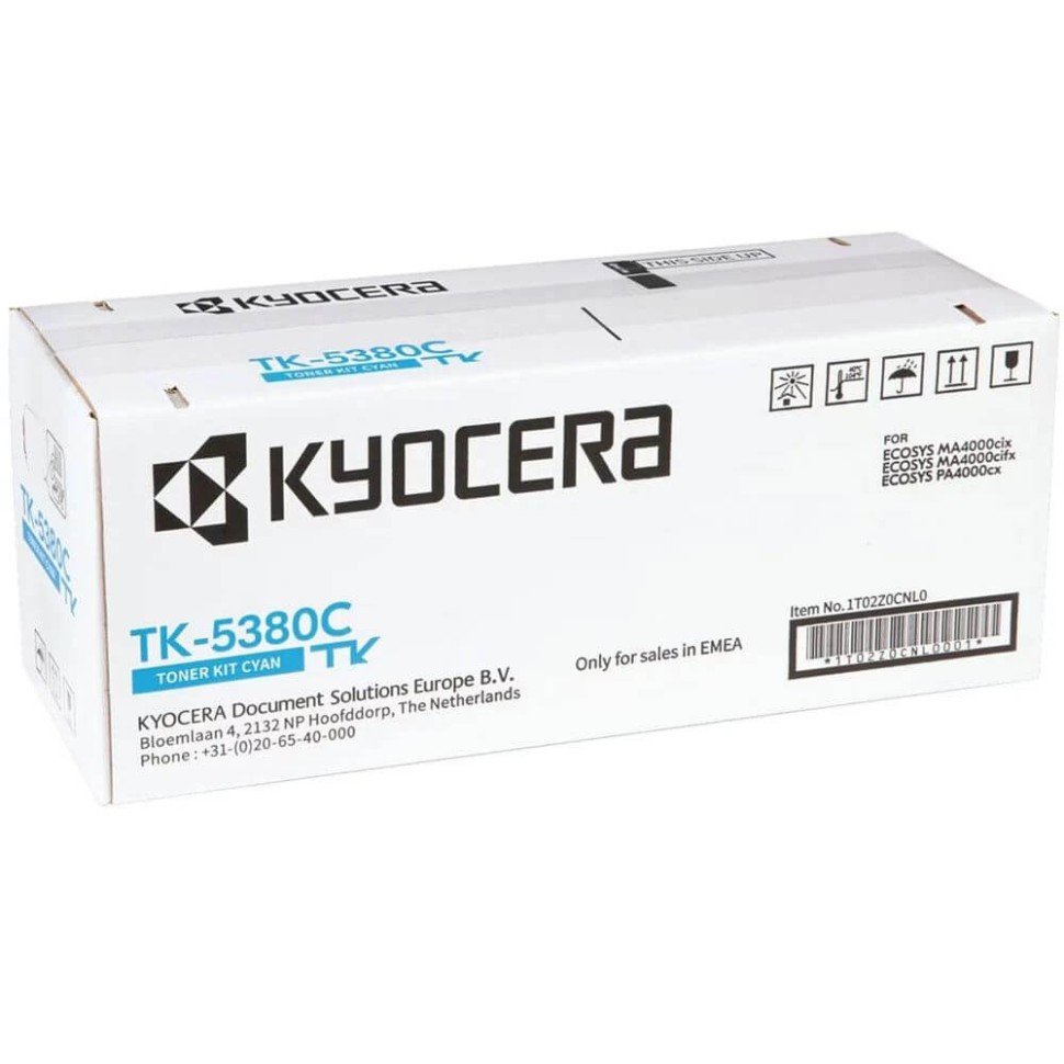 Тонер-картридж Kyocera Toner Kit TK-5380C (cyan), 10000 стр.