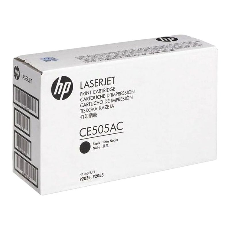 Тонер-картридж HP CE505AC 05A Black Contract Original LaserJet Toner Cartridge Blk LJ Crtg